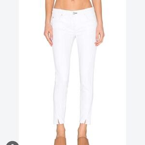 NWT AMO Mid Rise Twist Seam Ankle Skinny Jeans